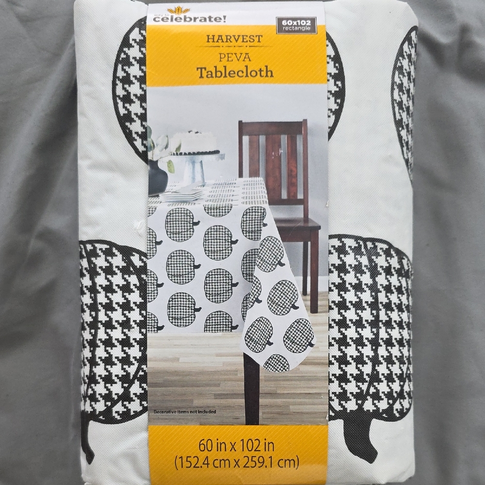 Celebrate Harvest PEVA Tablecloth